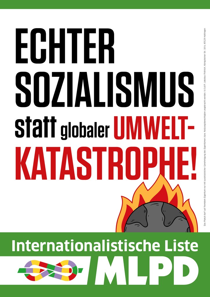 Europawahl Internationalistische Liste MLPD Echter Sozialismus